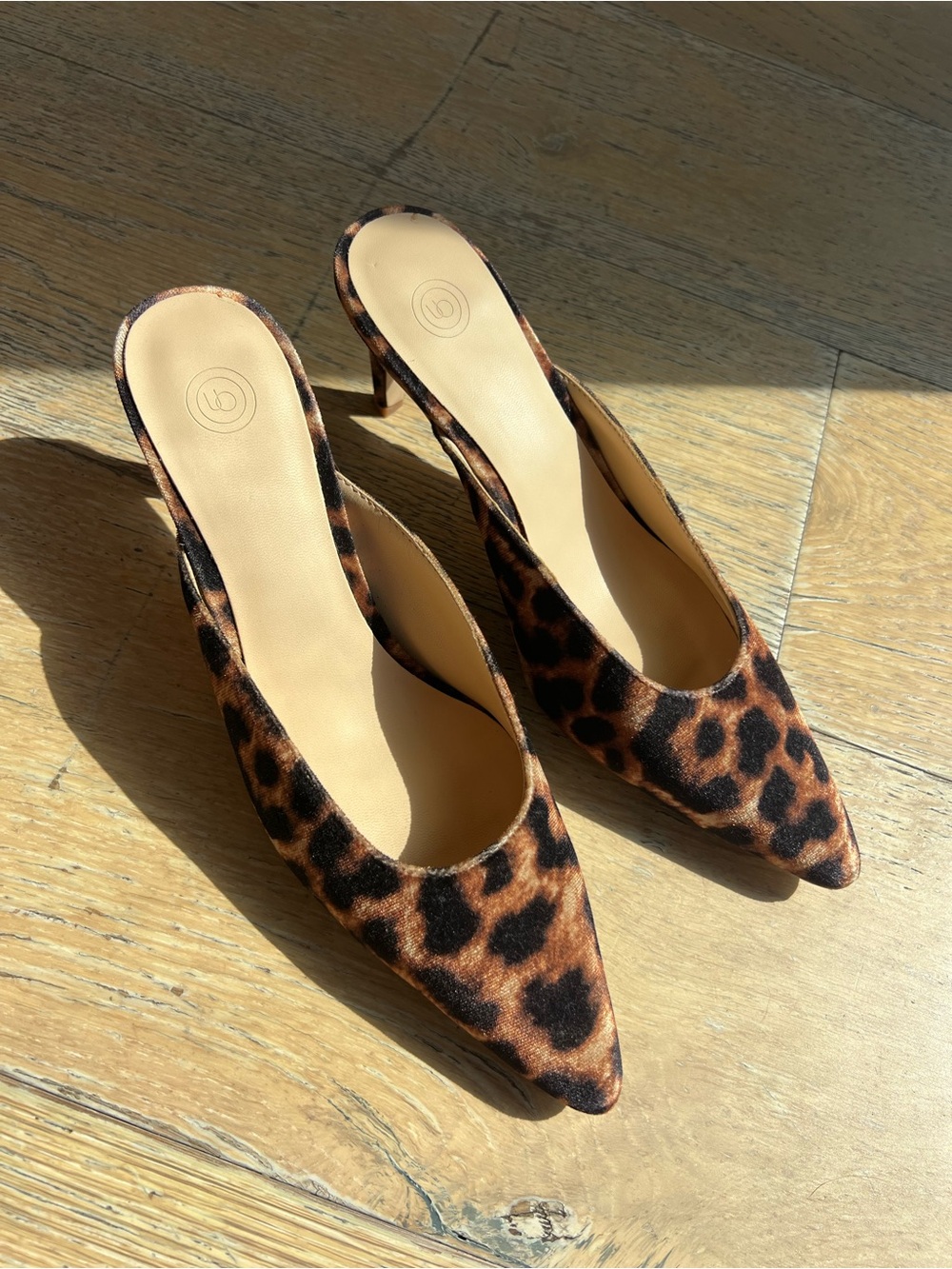 Leopard Print Kitten Heels